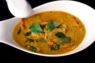 soup with meat and vegetables