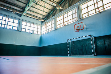 handball hall and basketball hall