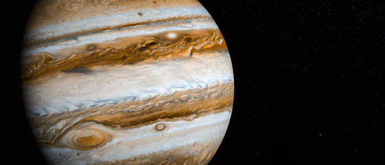 the planet jupiter (3d rendering.This image elements furnished by NASA) © rtype