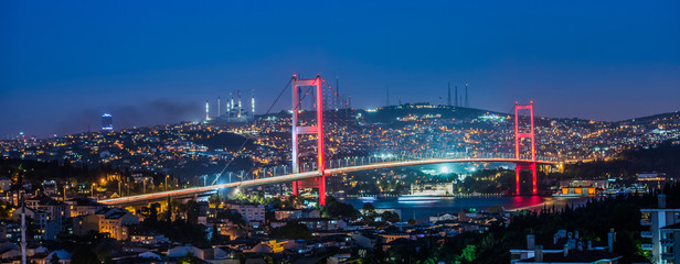 Naklejka premium Most Bosfor w Stambule