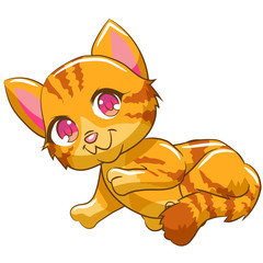 cat vector graphic clipart 