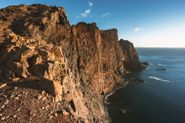 rocky Madeira cliff