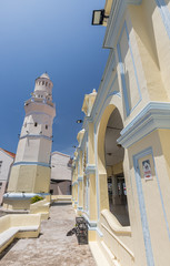 at the oldest Mosque in Georgetown Penang