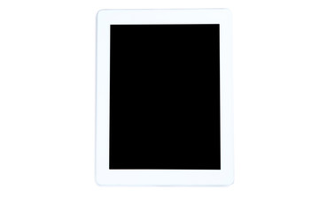 Tablet computer isolated on white background
