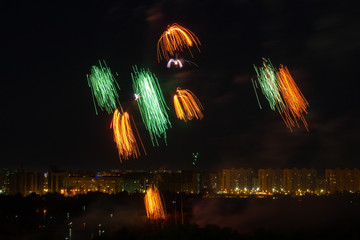 fireworks in the sky