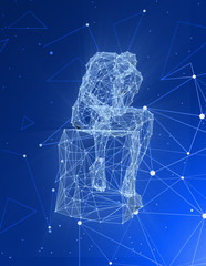 3D illustration to promote smart products, intelligence-related brands, thoughtful contents and etc.