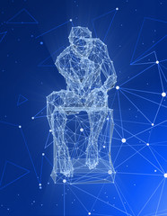 3D illustration to promote smart products, intelligence-related brands, thoughtful contents and etc.