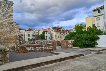 Obraz premium Streets of Split city. Croatia