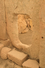 Obraz premium Megalithic complex of Hagarr Qim