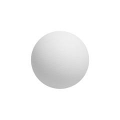 White ping-pong ball