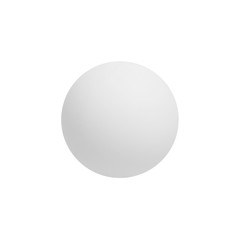 White ping-pong ball