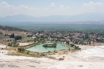 Naklejka premium pamukkale, turkey