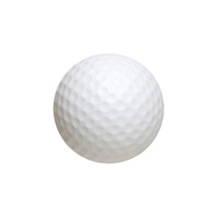 Golf ball isolated on white