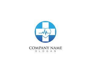 Hospital logo and symbols template icons vector health Arrow Business Industries