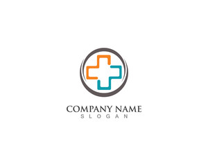 Hospital logo and symbols template icons vector health Arrow Business Industries