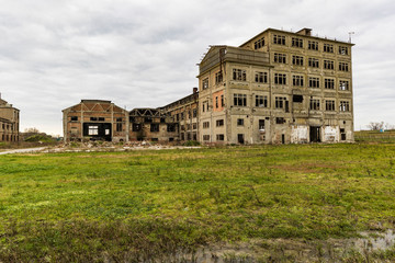 Urban exploration in an abandoned sugar mill