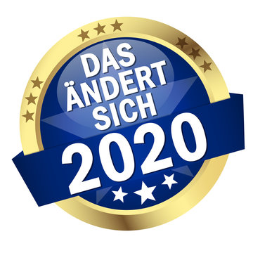 Button with Banner that changes in 2020 (in german)