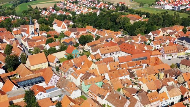 Luftbild von Iphofen   
