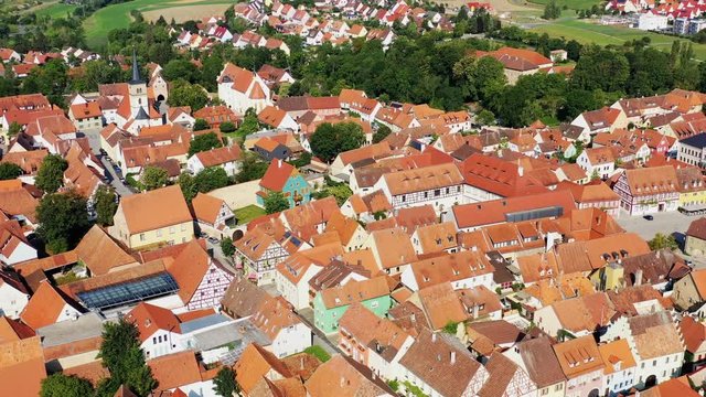 Luftbild von Iphofen   