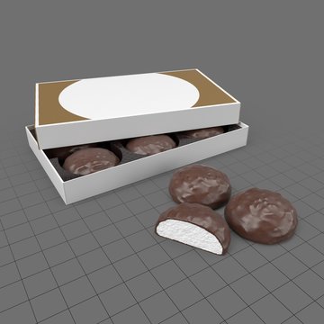 Marshmallows with box