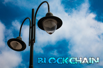 Word writing text Blockchain. Business concept for Register Log Financial Statement Digital Data...