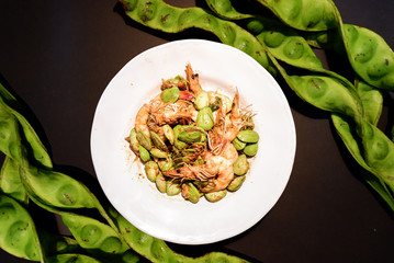 Sato fried shrimp paste