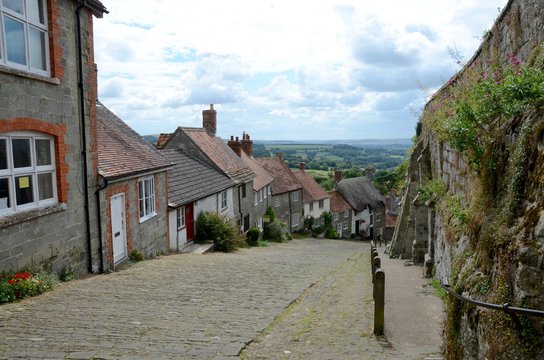 Gold Hill, Shaftesbury, England is famous for being the location of the Hovis bread advert.