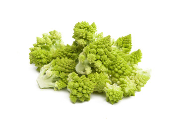 Romanesco cabbage isolated