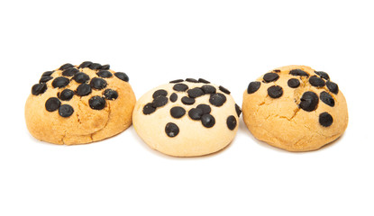 cookies with chocolate isolated