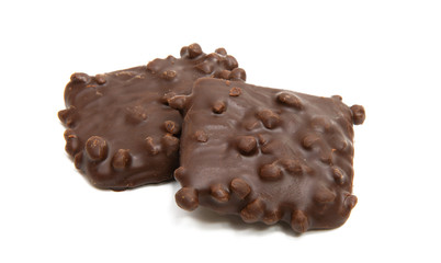 cookies with chocolate isolated