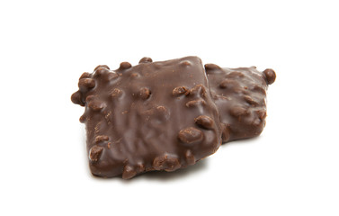 cookies with chocolate isolated