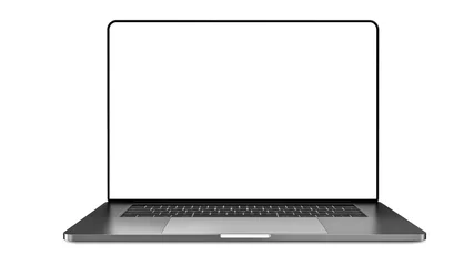 Foto op Plexiglas Laptop template isolated on white.  Template, mockup. © mahod84