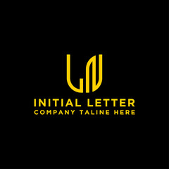 Inspiring company logo design from the initial letters to the LN logo icon. -Vectors