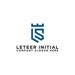 Inspiring logo design for companies from the initial letters LS logo icon. -Vectors