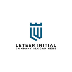 Inspiring company logo designs from the initial letters of the LW logo icon. -Vectors