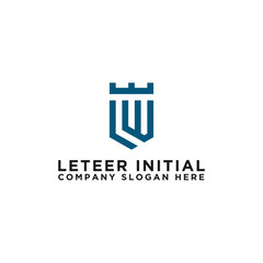 Inspiring company logo designs from the initial letters of the LW logo icon. -Vectors
