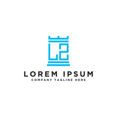Inspiring company logo designs from the initial letters of the LZ logo icon. -Vectors