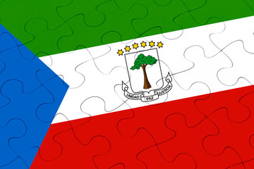 Equatorial Guinea flag jigsaw puzzle