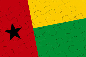 Guinea-Bissau flag jigsaw puzzle