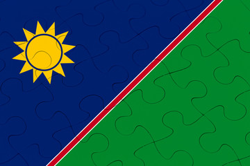 Namibia flag jigsaw puzzle