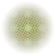 Colorful halftone comic background dotted geometric retro circular pop art pattern wallpaper