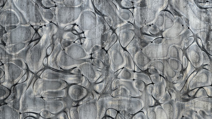 Beautiful modern background texture with relief, plaster, repair. 3d illustration, 3d rendering.