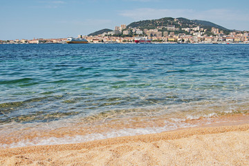 view of ajaccio corsica france