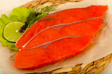 Salted salmon