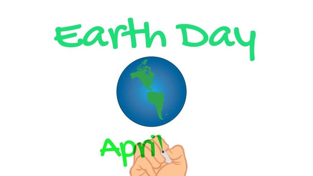 Earth Day glassboard