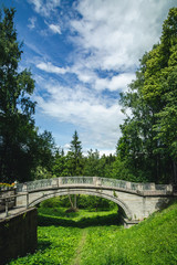 Fototapeta na wymiar The Pavlovsk Park near St Petersburg, Russia