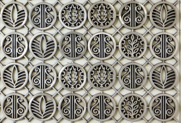 Artistic metal background