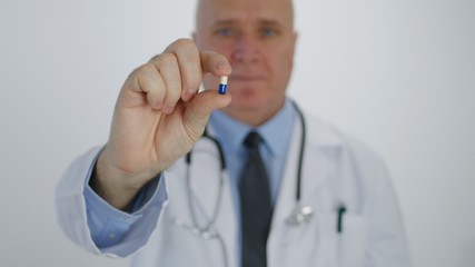 Doctor Image Recommending Confident Medical Treatment with Vitamin Pills