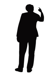 a man body silhouette vector