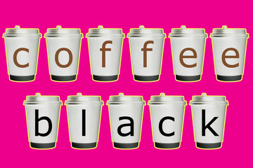 word in red letters isolated on white